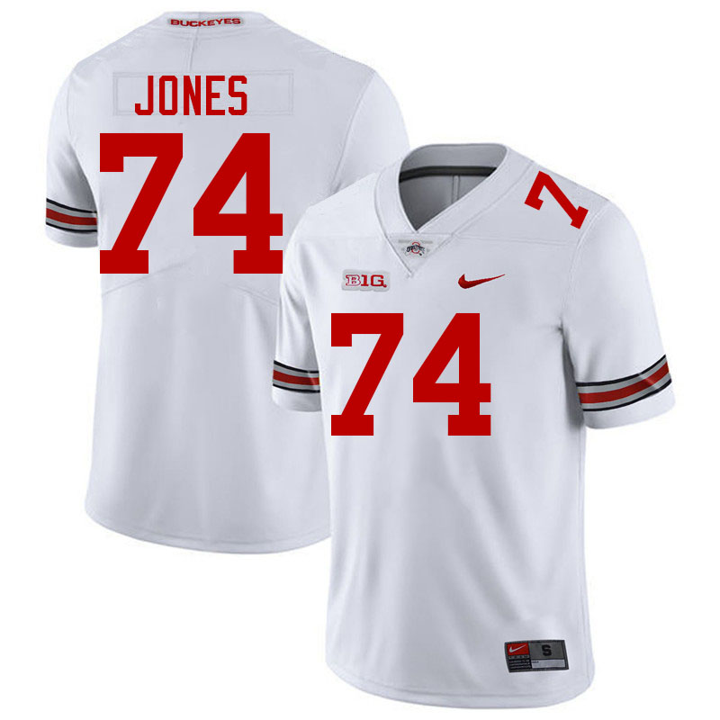 Jamarco Jones Ohio State Buckeyes Jersey College Football Uniforms-White